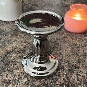 Bath and body works Silver Candle Holder